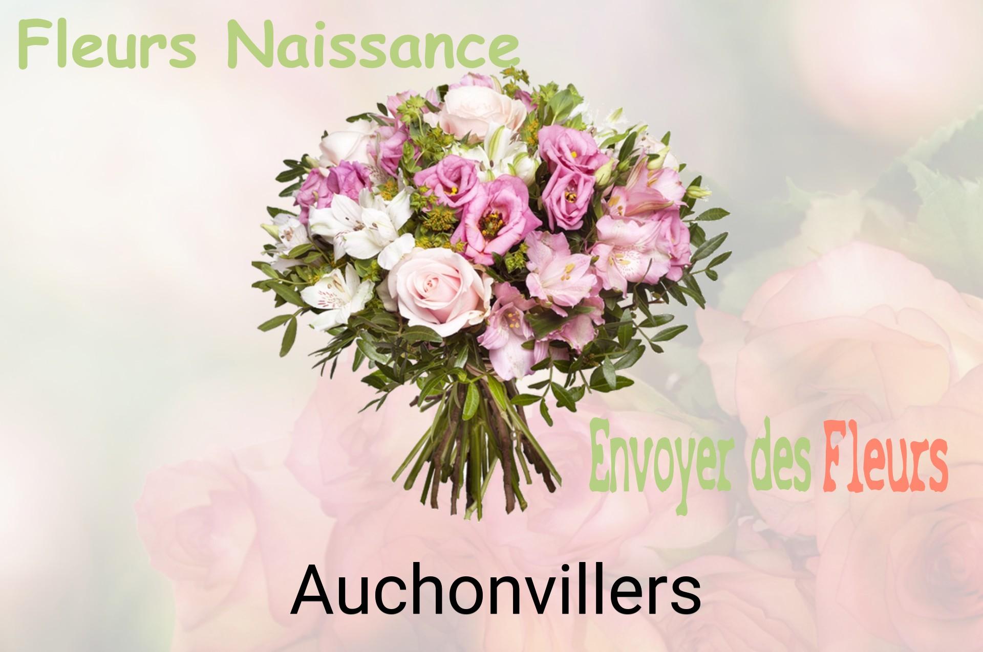 Bouquet de fleurs de naissance livré à Auchonvillers